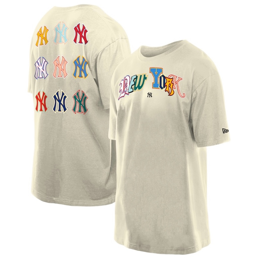 New Era Ransom Note Cream Mens T-Shirt